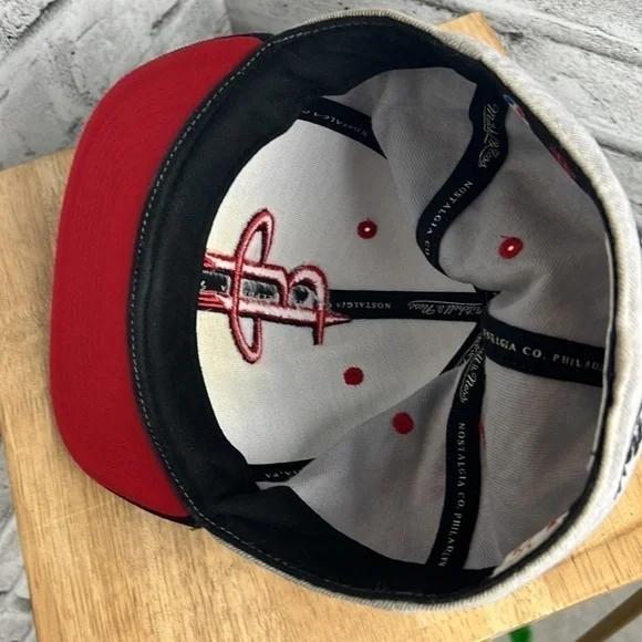 Mitchell and Ness Houston Rockets Fitted Hat - Picture 7 of 7
